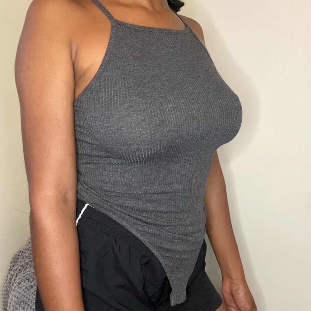 Grey bodysuit